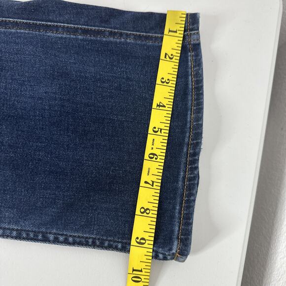 Vigoss Jeans Womens 29 Blue Bootcut Stretch High Rise Exposed Button Fly Lana - Picture 15 of 16